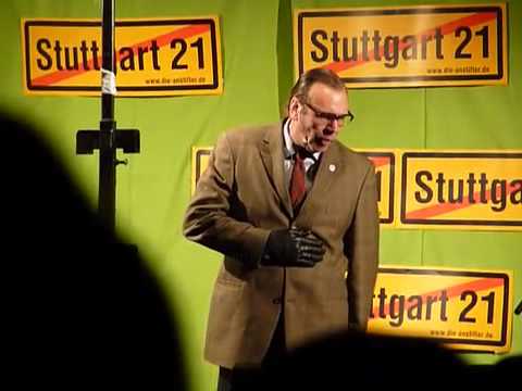 Georg Schramm bei 50. Montagsdemo 25.10.2010 - Teil 1