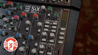 SSL SiX Desktop Mixer | Making A Lo-Fi Hip-Hop Beat | Vintage King