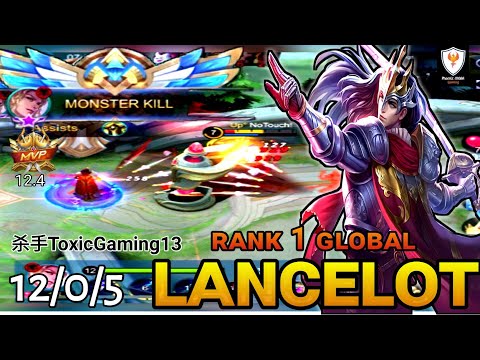 No MERCY |Next Level Lancelot?|Satisfying Dashes| Rank 1 Global LANCELOT Gameplay by 杀手ToxicGaming13