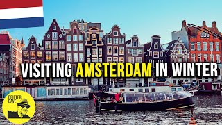 Winter layover in Amsterdam, Netherlands (Damrak walking tour, flower market, and canal cruise)