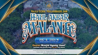 Download lagu 🔴LIVE STREAMING MAJLIS DZIKIR MAULIDURRASUL SAW & HAUL AKBAR MALANG 2026. mp3