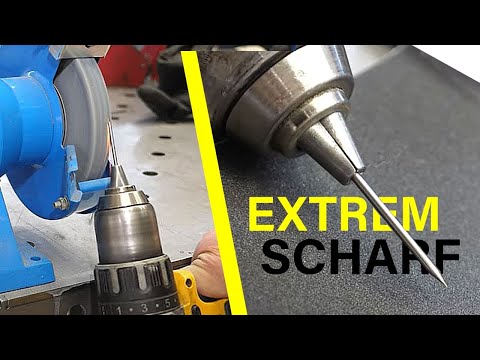 Extrem scharfe Wolfram mit Akkuschrauber - Geheimtipp