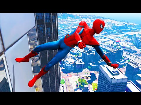 GTA 5: Falling off Highest Buildings #6 - GTA 5 Funny Moments & Fails, Gameplay