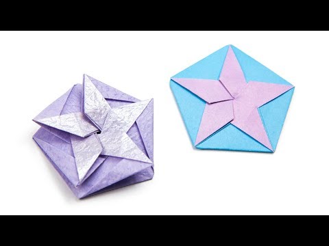 Origami White Star Tato/Coaster Tutorial (Philip Chapman-Bell) - Paper Kawaii