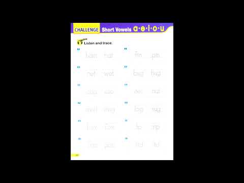 page  88  smart  phonics2  challenge  short  vowels  a   e   i   o  u #smartphonics2