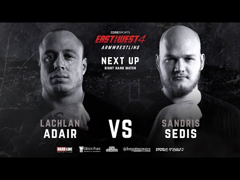 Sandris Sedis vs Lachlan Adair - East vs West 4 Right Arm Ranking Match