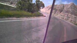 preview picture of video 'Ride through the South Dakota Badlands on my Honda ST1300'