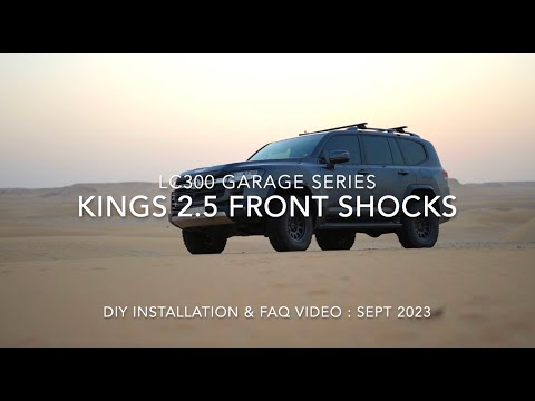 LC300 : Front Lift Kit DIY Installation : Kings 2.5''