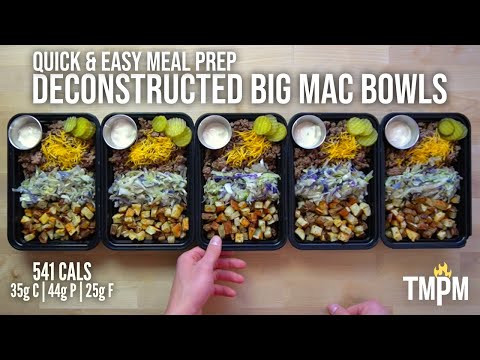 Meal Prep These Deconstructed Big Mac Bowls in Just Over 30 Minutes