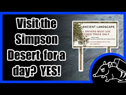 Visit the Simpson Desert?  Here's how!
