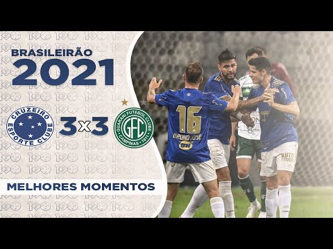🔥 CRUZEIRO 3 x 3 GUARANI | GOLS & MELHORES MOMENTOS | SÉRIE B 2021