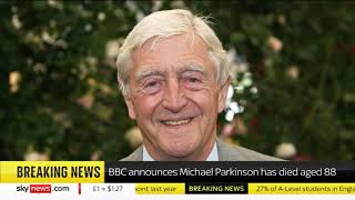 Michael Parkinson dies - Sky Breaking News (17 August 2023)