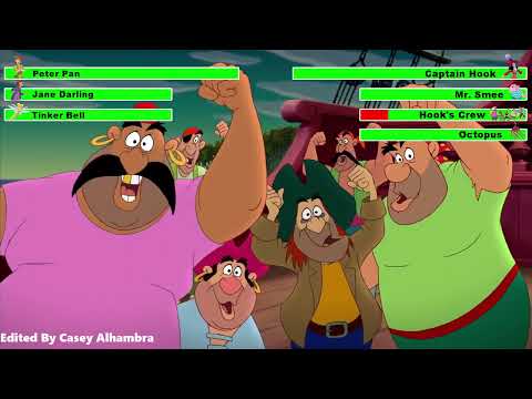 Peter Pan 2: Return to Neverland (2002) Hook's Revenge with healthbars