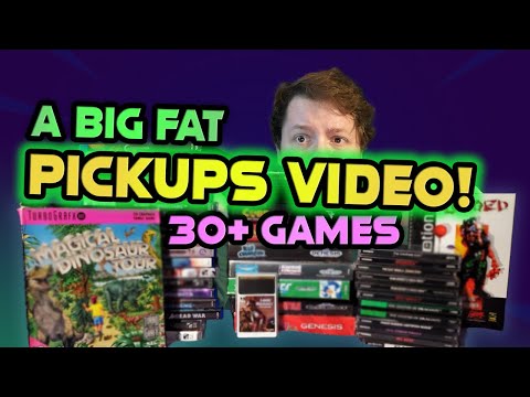 👾 Recent Game Pickups 👾 Over 30 Games! (TurboGrafx-16, Sega Genesis, PlayStation) | Johnny Grafx