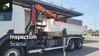 덤프 트럭 Scania P360 6X4 Palfinger PK16001K Crane + 10m3 2-way tipper Big-Axle E | 이미지 4 - Autoline