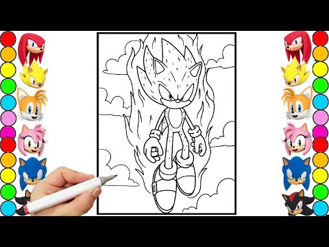 Sonic Coloring Pages Sonic Team  Sonic The Hedgehog Teils , Amy Rose, Knuckles draw 90