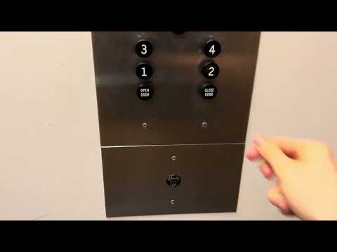 Vintage OTIS Traction Elevators (Black Button Fixtures) in San Mateo, CA