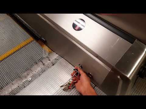(With Permission) Switching On a KONE TravelMaster 110 Escalator