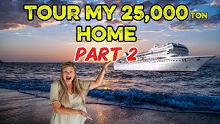 Part 2 of our Personalized Tour of the Villa Vie Odyssey Residential Cruise Ship | Ep 119