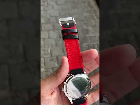 Black tissot wrist watch