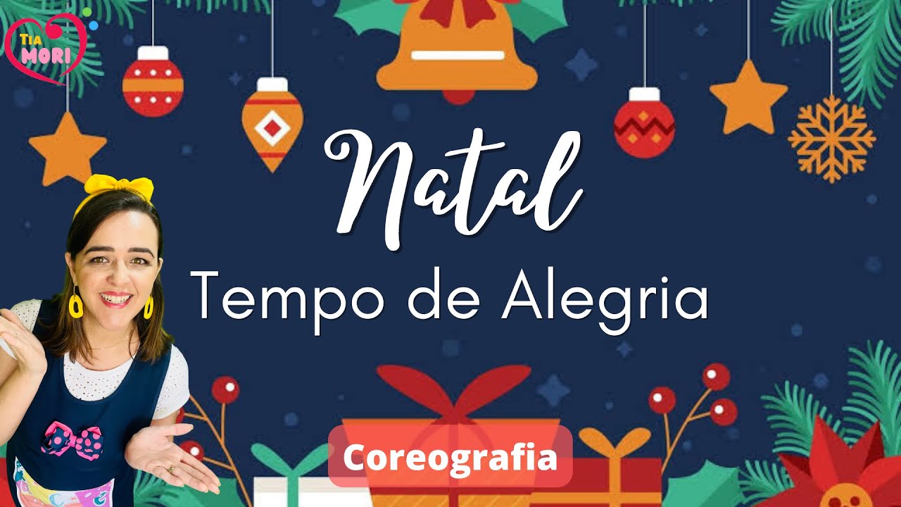 NATAL TEMPO DE ALEGRIA - Música de Natal Infantil Gospel Fácil - Coreografia fácil