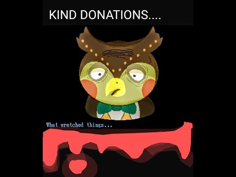 #Blathers #animal crossing Kind donations playthrough