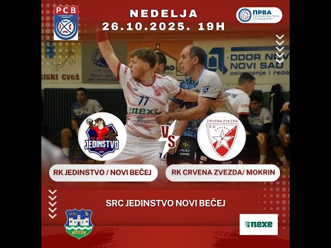 RK JEDINSTVO Novi Bečej- RK CRVENA ZVEZDA Mokrin Nedelja  26.10.2025 19:00h