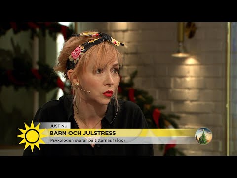 Så hanterar du sura släktingar - psykologen svarar på frågor om julstress - Nyhetsmorgon (TV4)