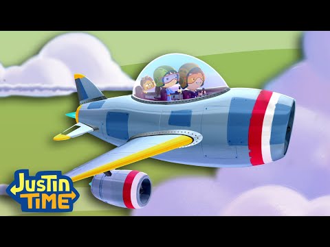 Airplanes & Helicopters 🚁 Justin Time 6 FULL EPISODES! 🛩️