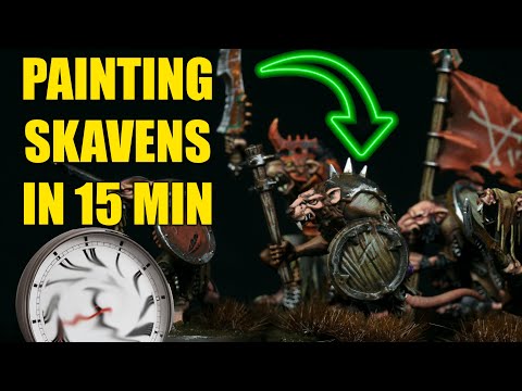 PAINTING NEW SKAVENTIDE CLAN RATS IN 15 MIN