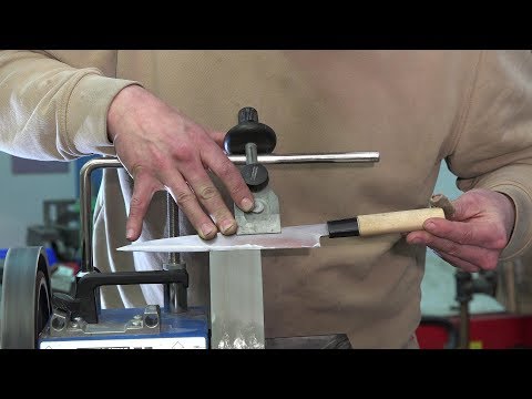 Schärfen mit der Tormek T7 #2 Filetiermesser, Shape a japanese knife on the Tormek T7