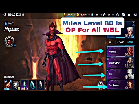 Miles Level 80 Is OP For All WBL - Marvel Future Fight