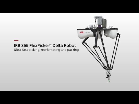 IRB 365 FlexPicker® Delta Robot - lightweight picking, reorientating and packing
