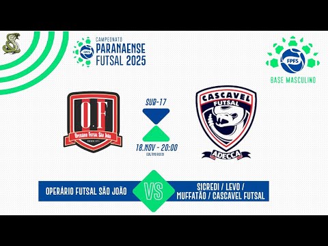 Operário x Cascavel - Campeonato Paranaense de Futsal U17
