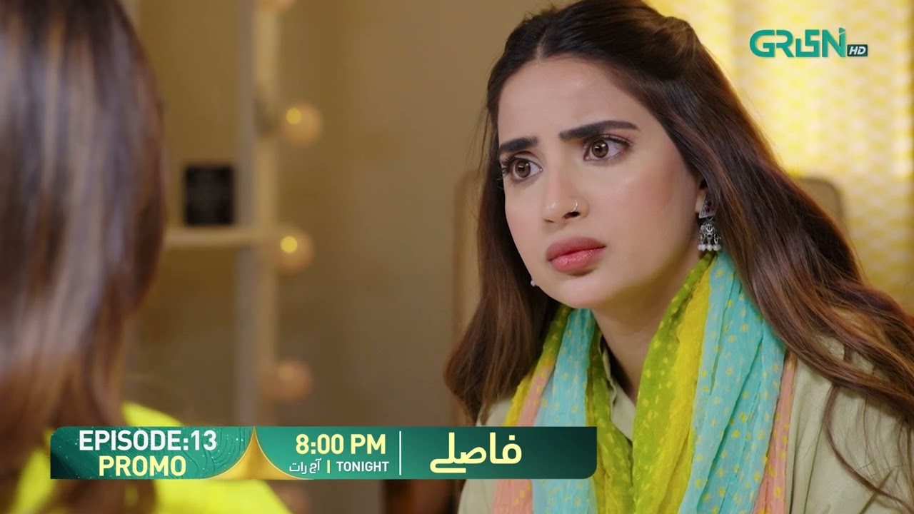 Faaslay Episode 13 Promo | Tonight at 8:00 PM | Ali Ansari - Saboor Ali | Only On Green TV