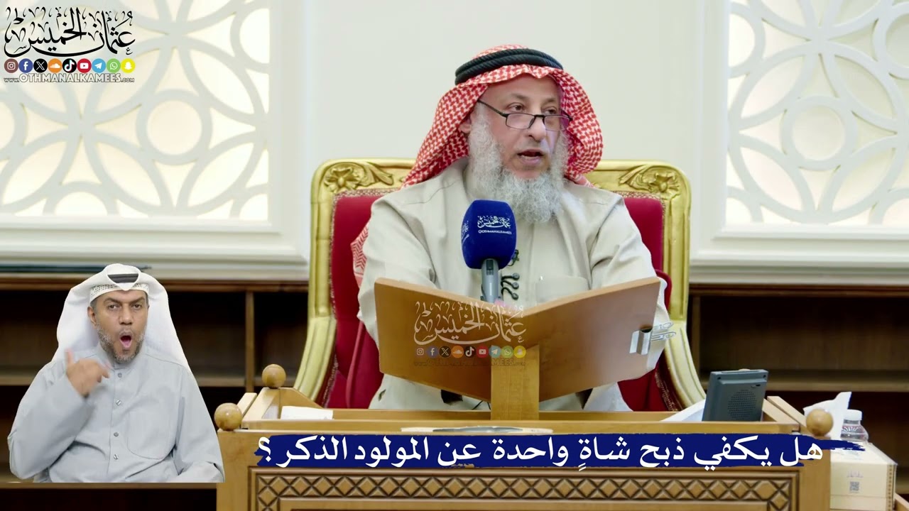 250- هل يكفي ذبح شاةٍ واحدة عن المولود الذكر؟ - عثمان الخميس