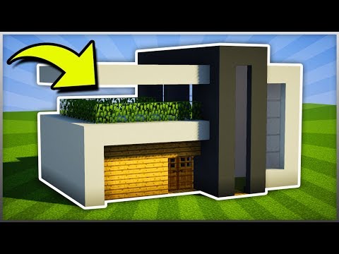 RainbowGamerPE - Minecraft : How To Build a Easy Small Modern House Tutorial [#7] (PC/XboxOne/PS4/PE/Xbox360/PS3)