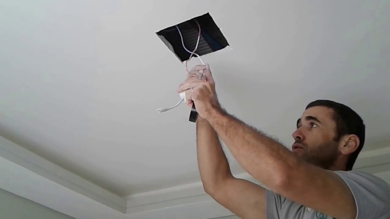 Como instalar luminaria embutida no gesso