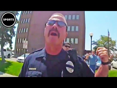 Cop Gets Chewed Out By Sergeant For Harassing Protester