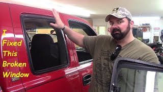 How to install a rear, side window on a 1999-2006 Chevy Silverado