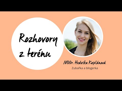 Rozhovory z terénu: MDDr. Hedvika Kaplánová