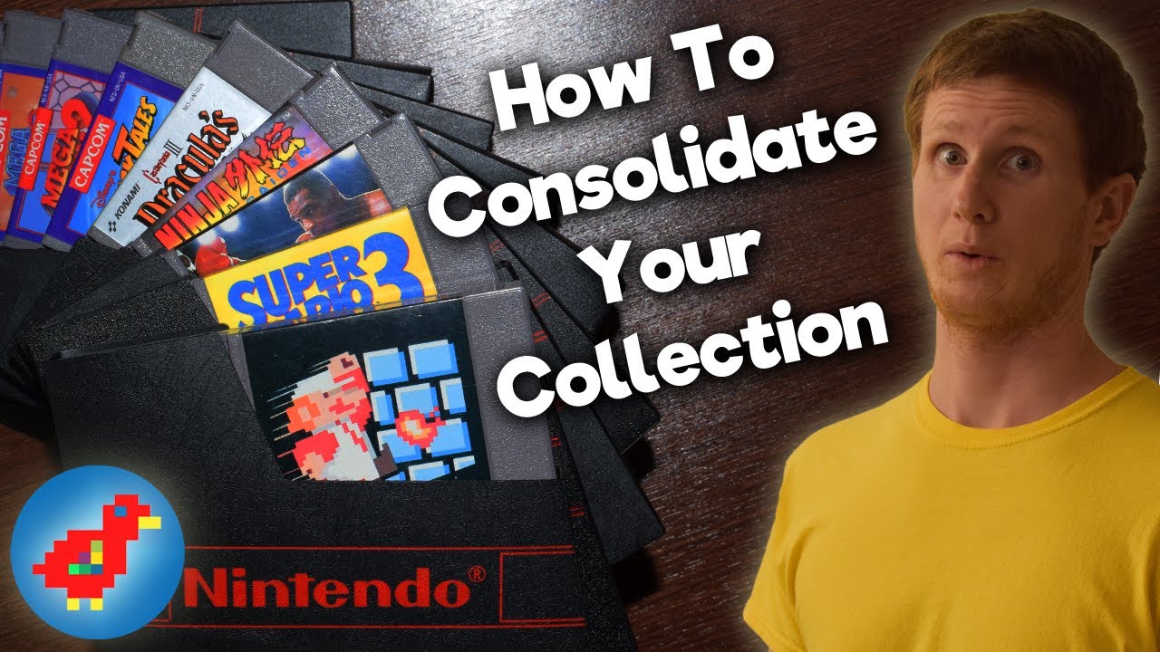 How to Consolidate Your Video Game Collection - Retro Bird   ‏