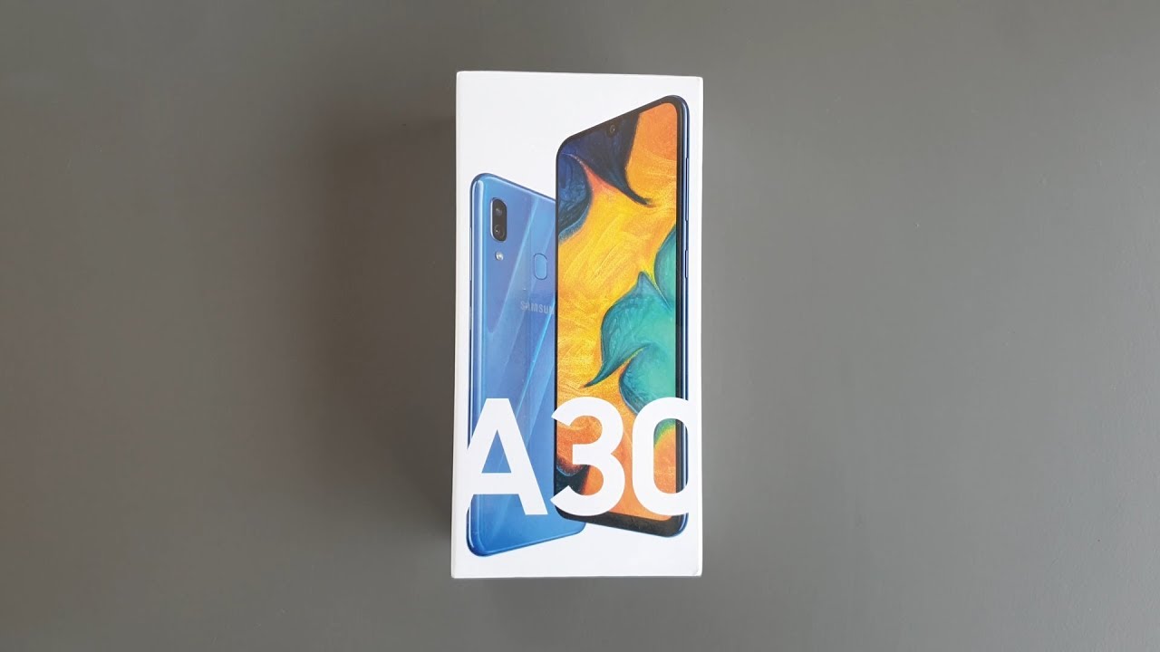 Samsung Galaxy A30 Prism Blue UNBOXING & First Look