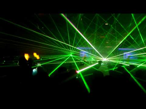 Lasershow bei der Big City Beats 12 Release Party im Roxy in Ulm in HD