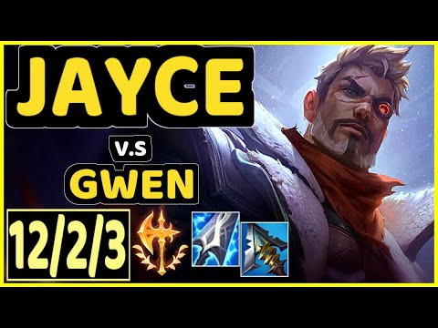 RARE (JAYCE) vs GWEN - 12/2/3 KDA TOP GAMEPLAY - EUW Ranked MASTER