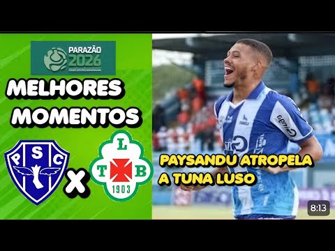 PAYSANDU VS TUNA HIGHLIGHTS GOALS PARAZAO2026