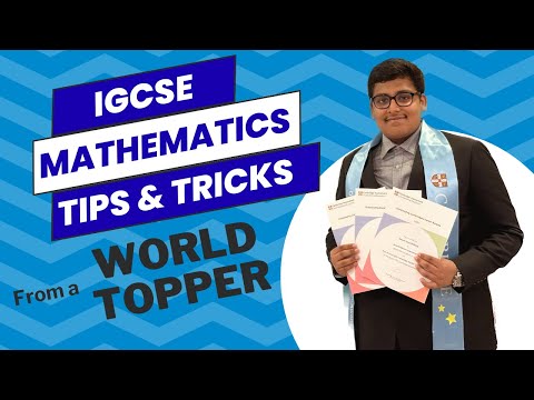 IGCSE Mathematics EXAM-DAY TIPS from an Extended Maths & Additional Maths WORLD TOPPER!