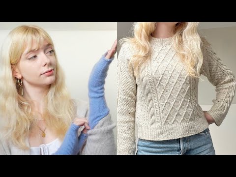 florence's knitting podcast 7: moby sweater & things that are too small for me