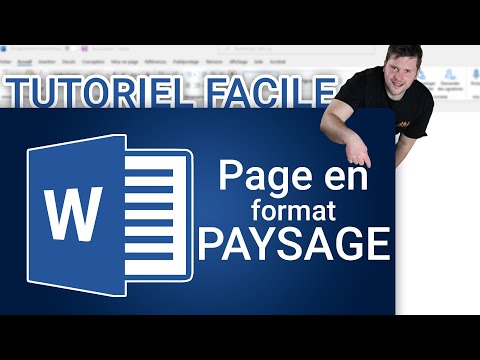 Astuce Word : comment mettre une (seule) page en paysage 