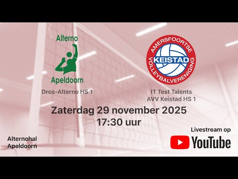 Alterno HS 1 - AVV Keistad HS 1, Volleybal Heren Superdivisie